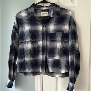 Abercrombie Cropped Flannel